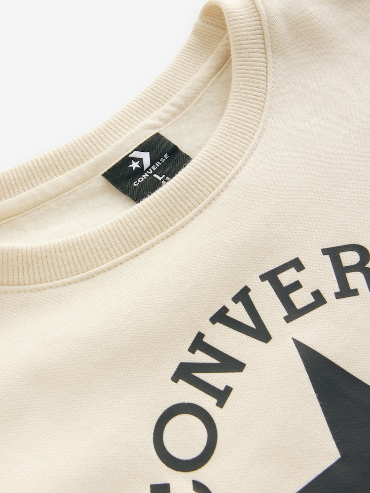 Converse Cream Crew and Leggings Set - Image 7 of 7