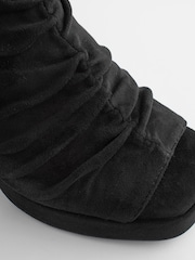 Черный - Туфли на платформе со сборками Forever Comfort® - Image 8 of 10