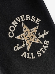 Converse Black Graphic Ruched Leggings - Image 3 of 4