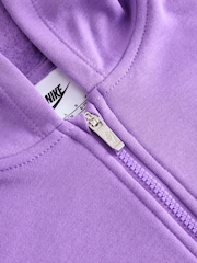 Fioletowy - Dres dla małych dzieci Nike Club - Obraz 3 z 6