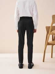 Black Senior High Waist Stretch School Trousers (9-18yrs) - Image 4 of 6