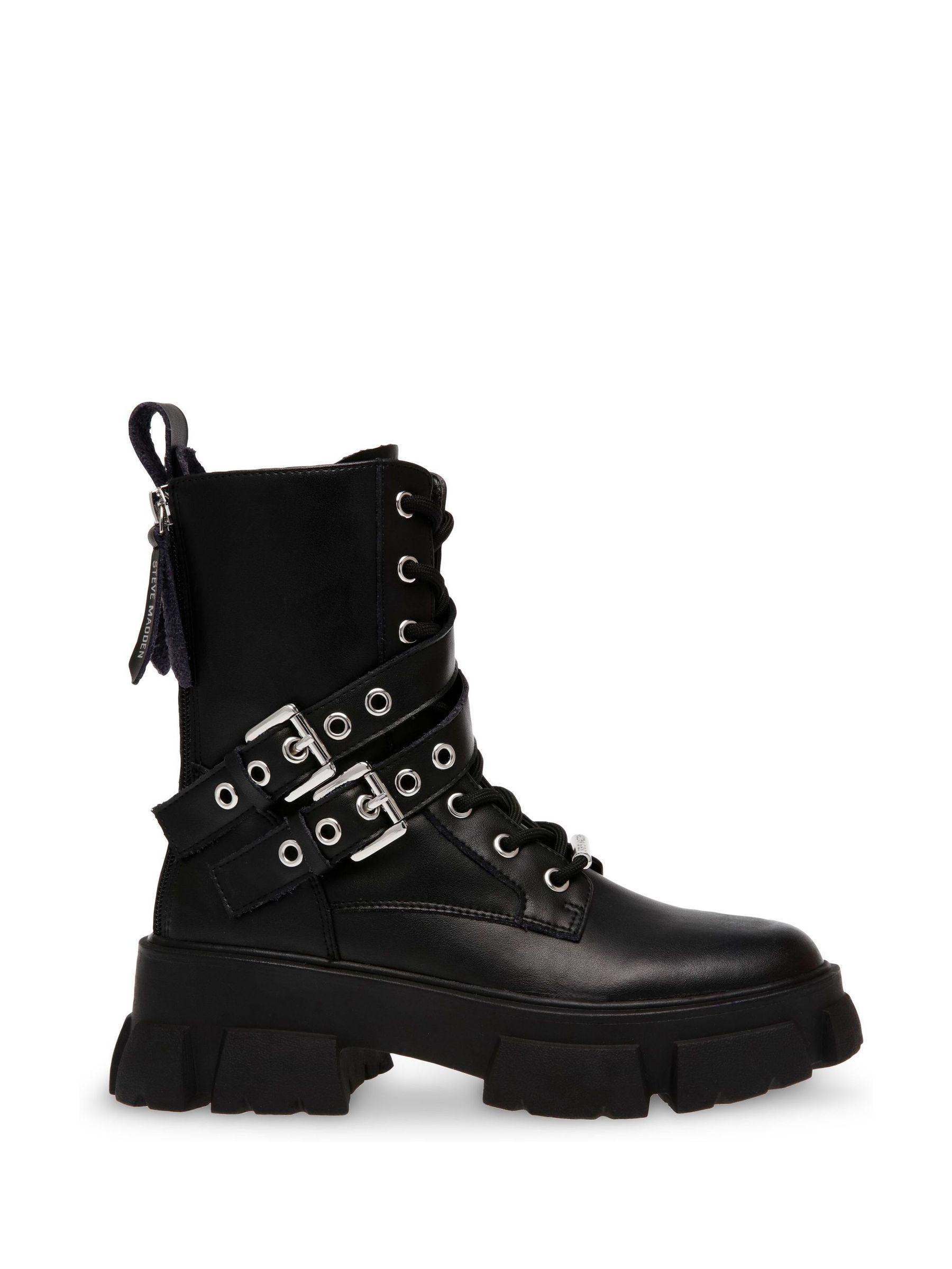 Steve madden expert black booties store