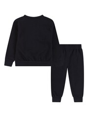 Nike Black Little Kids Future Utility Crew Tracksuit - Image 2 of 4