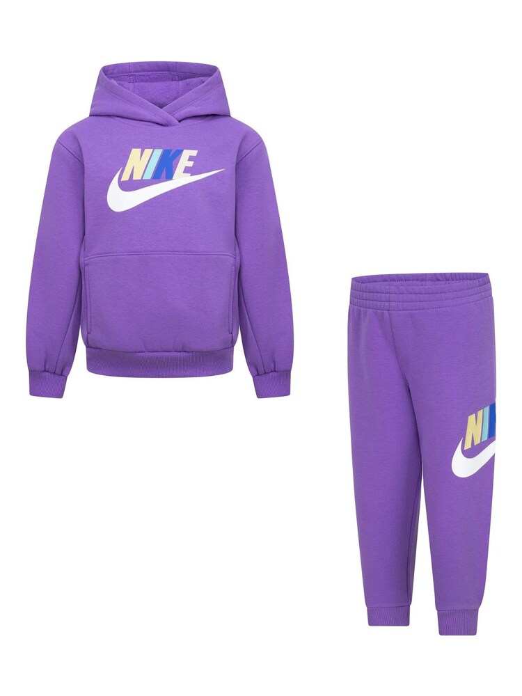 Jasnofioletowy - Dziecięcy dres Nike Club Fleece - Image 1 of 7