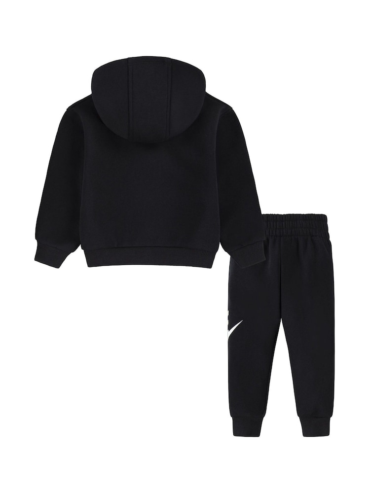 Nike Black Infant Club Fleece Tracksuit - Image 2 of 2