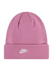 Różowy - Dzianinowy zestaw Nike Club dla starszych dzieci: czapka beanie i rękawiczki (8–15 lat) - Image 4 of 4