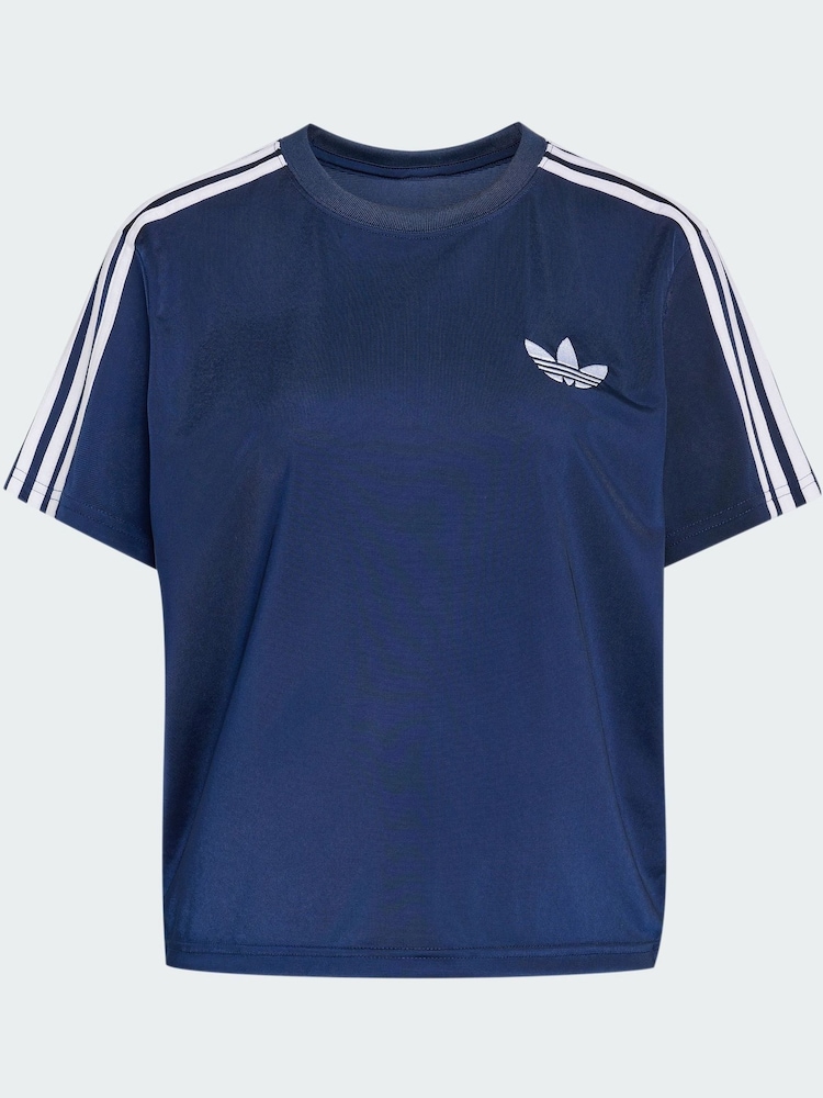 adidas Originals Blue Firebird T-Shirt - Image 6 of 6 adidas Originals Blue Firebird T-Shirt - Image 6 of 6