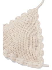 Victoria's Secret Linen Nude Crochet Swimsuit - Image 4 of 4