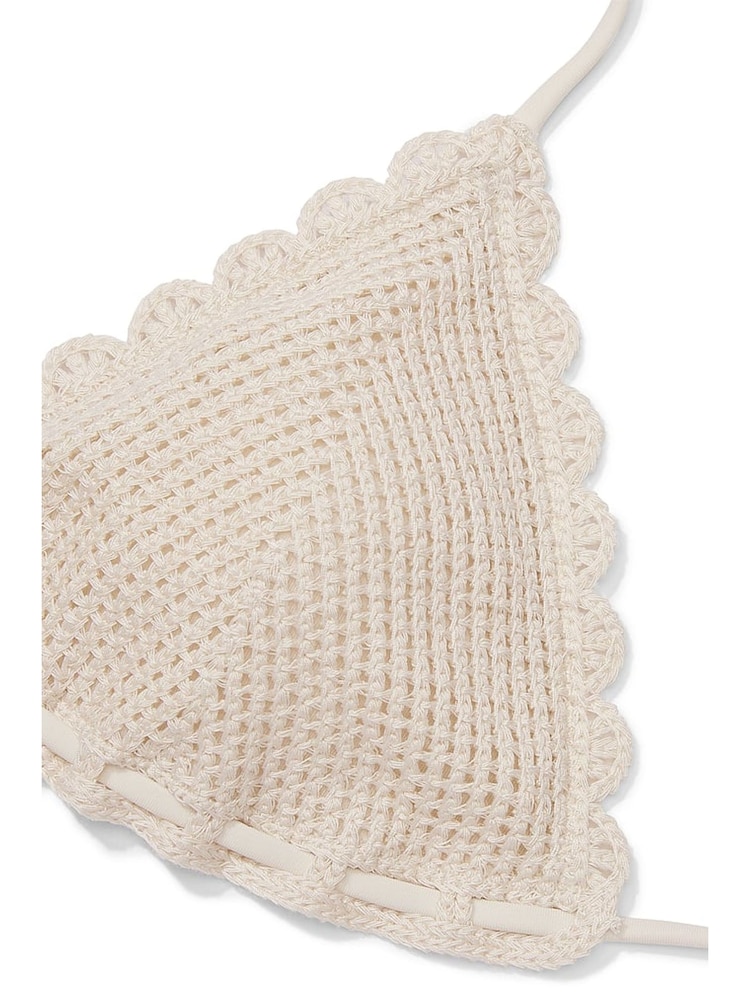 Victoria's Secret Linen Nude Crochet Swimsuit - Image 4 of 4