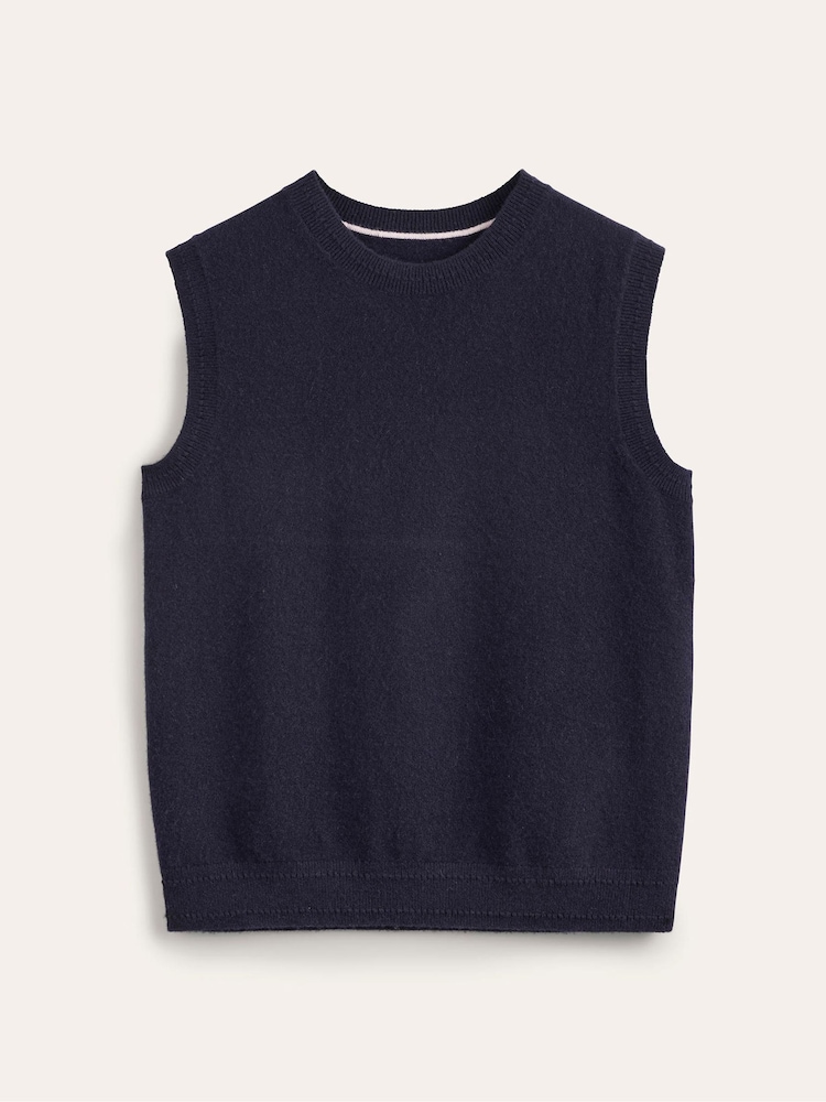Boden Blue Eva Cashmere Tank - Image 5 of 6