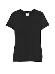 Victoria's Secret PINK Pure Black Soft Stretch T-Shirt - Image 3 of 3
