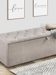Julian Bowen Mink Brown Ravello Blanket Box - Image 1 of 2