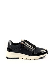 Lunar Sammy Faux Leather Trainers - Image 2 of 8