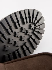 Brown Suede Cleated Loafers - Image 6 of 6