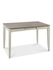 Bentley Designs Grey Bergen Washed Oak Extending Dining Table - Image 8 of 9