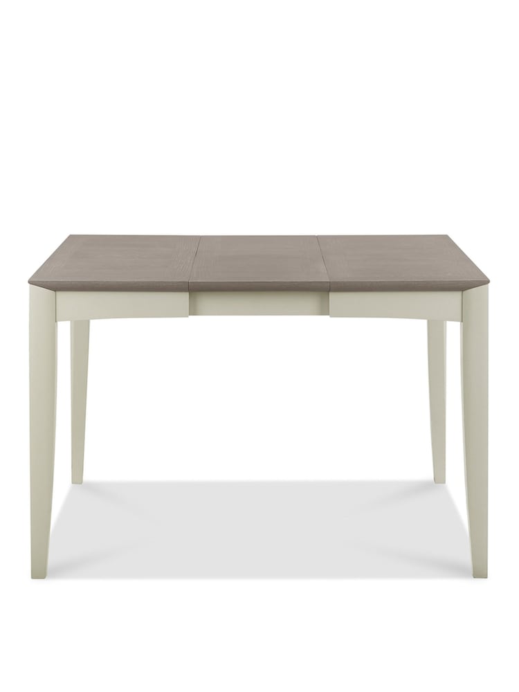 Bentley Designs Grey Bergen Washed Oak Extending Dining Table - Image 9 of 9