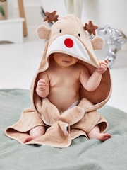 Toalha com capuz JoJo Maman Bébé Character - Imagem 2 de 5
