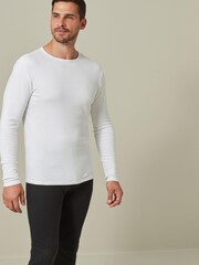 Black/White 2 Pack Thermal Long Sleeve Top - Image 4 of 12