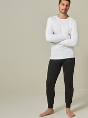 Black/White 2 Pack Thermal Long Sleeve Top - Image 5 of 12