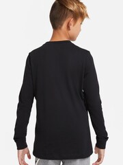 Schwarz - Nike Futura Langärmeliges Shirt - Bild 2 von 7