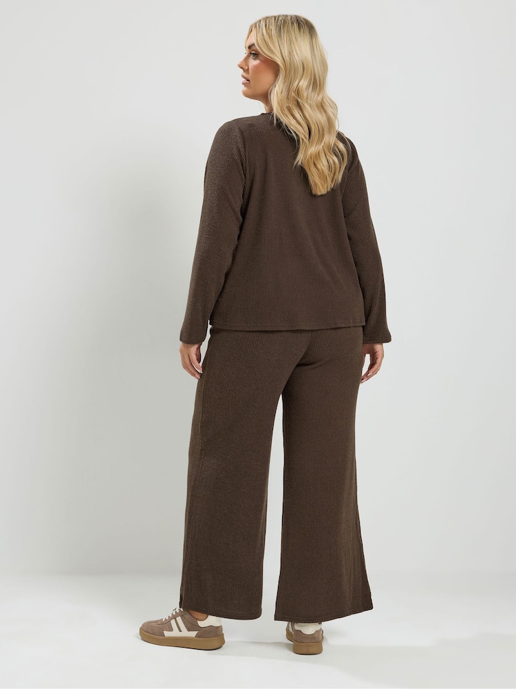 Yours Curve Soft Touch Top & Joggers Set - Imagen 2 de 7 Yours Curve Soft Touch Top & Joggers Set - Imagen 2 de 7