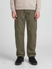 Зелений - JACK & JONES JUNIOR Barrel Fit Chino Joggers - Image 1 of 6