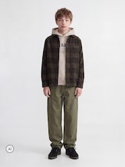 Зелений - JACK & JONES JUNIOR Barrel Fit Chino Joggers - Image 3 of 6