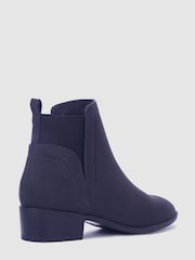Novo Black Wide Fit Dacre Flat Ankle Chelsea Boots - Image 4 of 4