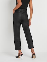 M&Co Black Coated Straight Leg Jeans - Image 3 of 4