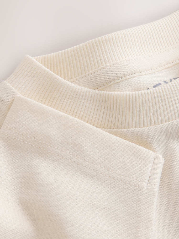 Cream Elephant Long Sleeve Embroidered T-Shirt (3mths-7yrs) - Image 4 of 4 Cream Elephant Long Sleeve Embroidered T-Shirt (3mths-7yrs) - Image 4 of 4