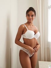 Розовый/белый - Embroidered Bras 2 Pack A-E - Изображение 6 из 13