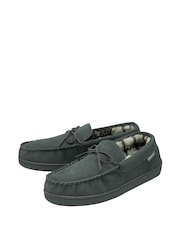 Grau - Dunlop Herren Mokassins aus echtem Veloursleder - Bild 2 von 4