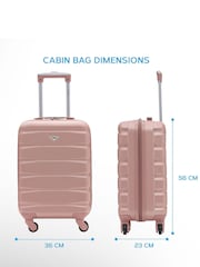 Flight Knight 56x36x23cm 4 Wheel ABS Hard Case Cabin Carry On Hand Luggage - Image 2 of 7