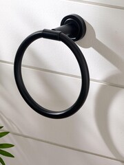 Black Billington Towel Ring - Image 1 of 3