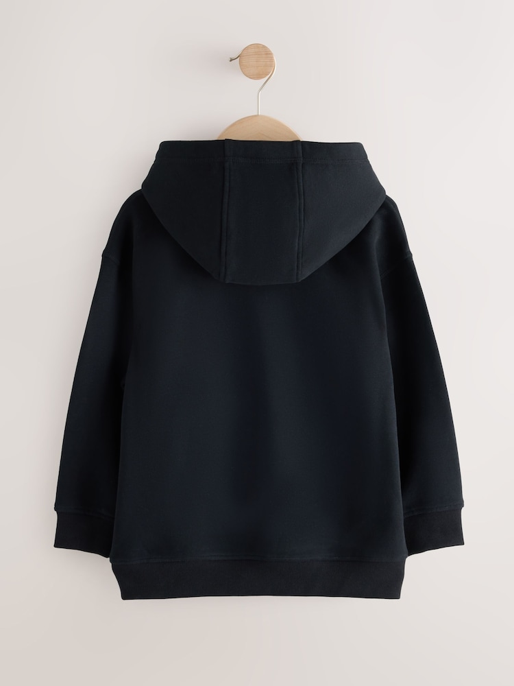 Black Stag Overhead Hoodie (3-16yrs) - Image 2 of 4 Black Stag Overhead Hoodie (3-16yrs) - Image 2 of 4