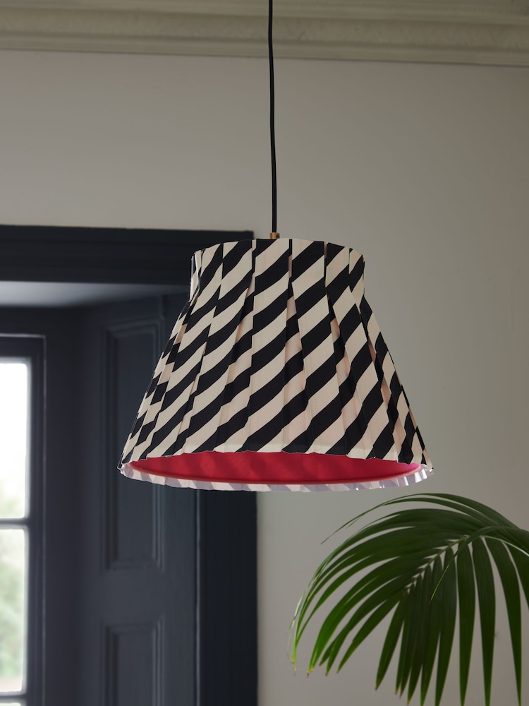 Rockett St George Sand/Black Stripe 35cm Easyfit Shade - Image 2 of 5