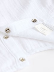 Denim/White 100% Cotton Top and Trousers Baby Set (0mths-2yrs) - Image 10 of 12