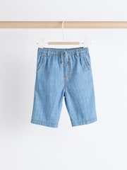 Denim/White 100% Cotton Top and Trousers Baby Set (0mths-2yrs) - Image 8 of 12