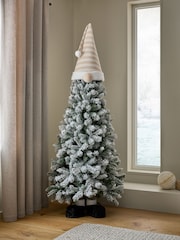 White Snowy Lit Gonk 6ft Christmas Tree - Image 2 of 6