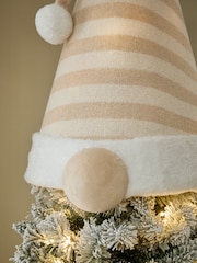 White Snowy Lit Gonk 6ft Christmas Tree - Image 4 of 6