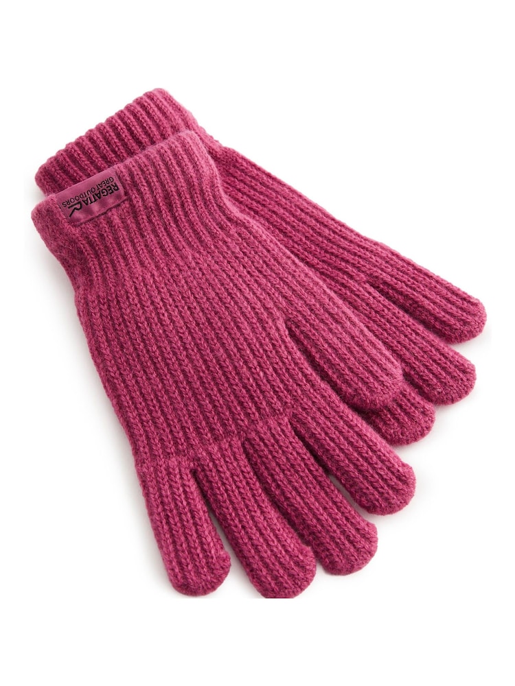 Regatta Pink Thermal Gloves Accessory Set 2 Pack - Image 2 of 8
