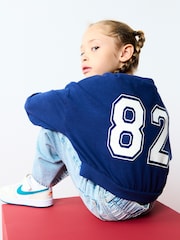 Blue Varsity Graphic 100% Cotton Long Sleeve Sweatshirt (3-16yrs) - Image 1 of 6