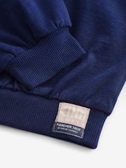 Blue Varsity Graphic 100% Cotton Long Sleeve Sweatshirt (3-16yrs) - Image 6 of 6