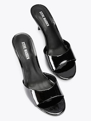 Steve Madden Black Kendrix Heeled Leather Sandals - Image 3 of 5