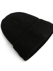 Regatta Black Ribbed Cuffed Beanie Hat - Image 6 of 9