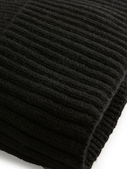 Regatta Black Ribbed Cuffed Beanie Hat - Image 8 of 9