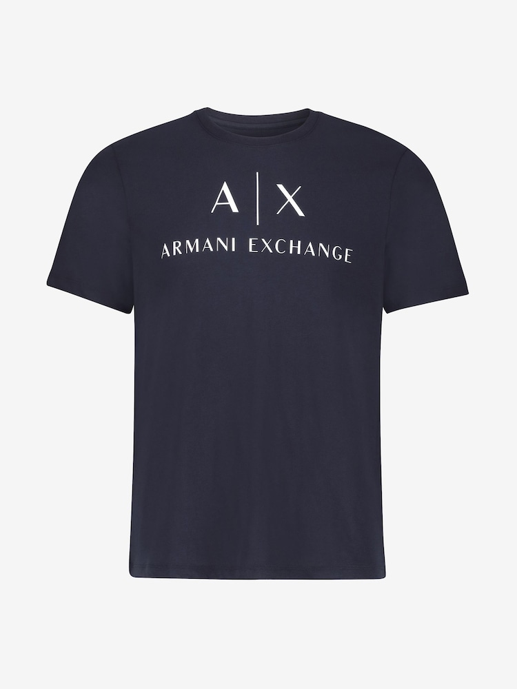 Armani Exchange Logo 100% Cotton T-Shirt - Image 5 of 5
