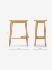 MADE.COM Oak Penn Bedside Table - Image 4 of 4