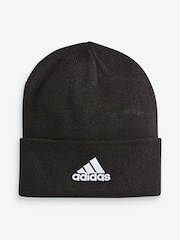 adidas Black Logo Wooly Hat - Image 1 of 2