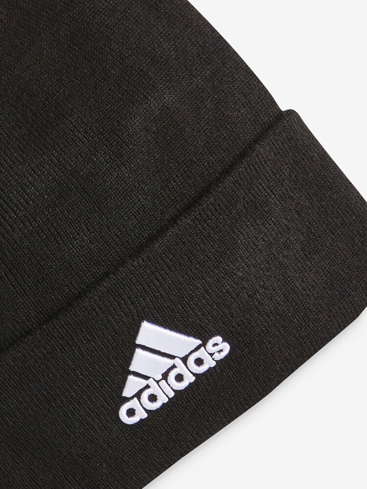 adidas Black Logo Wooly Hat - Image 2 of 2